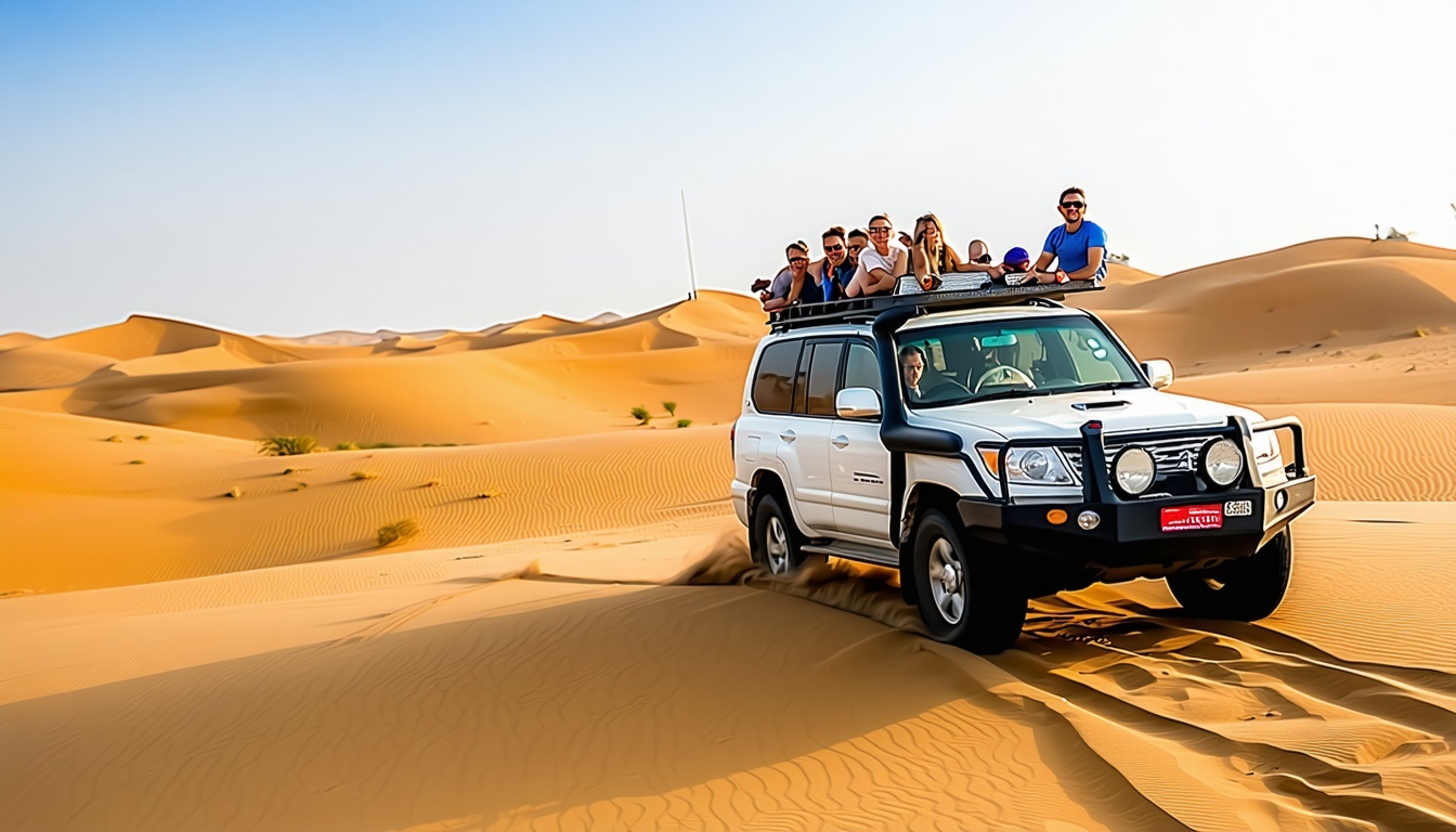 Desert safari adventure organised by Road Pass Journey Travel